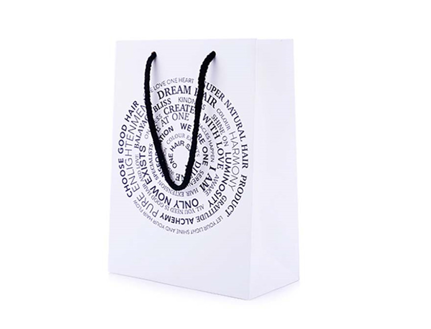 White Kraft Paper Packging Bag