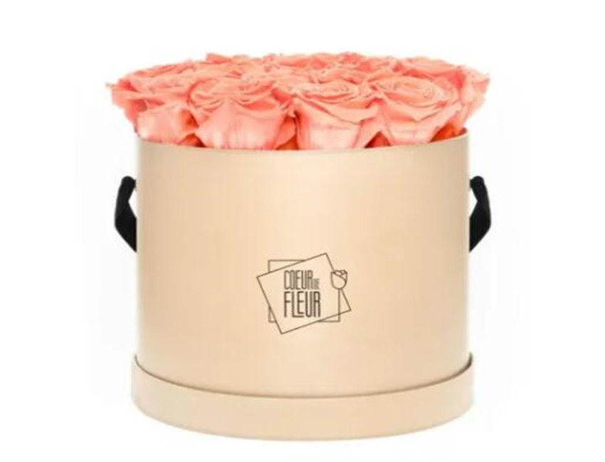 Flowers Round Paper Box