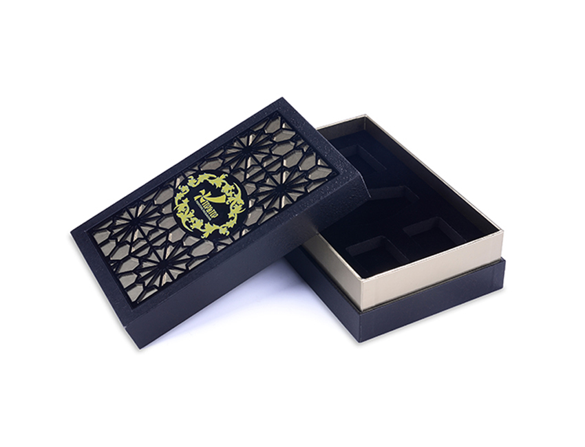 Custom Luxury Black Gift Paper Scent Candle Boxes Packaging Luxury