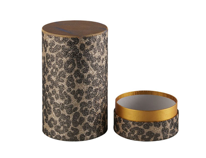  Leopard Round Paper Box