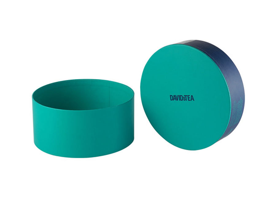 Green Round Tube Box