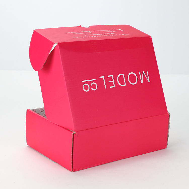 red paper box for shipping