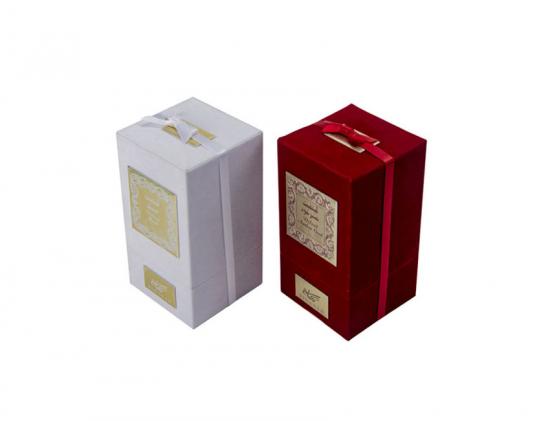 Large Perfume Gift Set Packaging Box With Ribbon